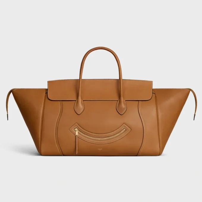 Doğal Esnek Dana Derisinden Big Smile Luggage Doğal Esnek Dana Derisinden Big Smile Luggage