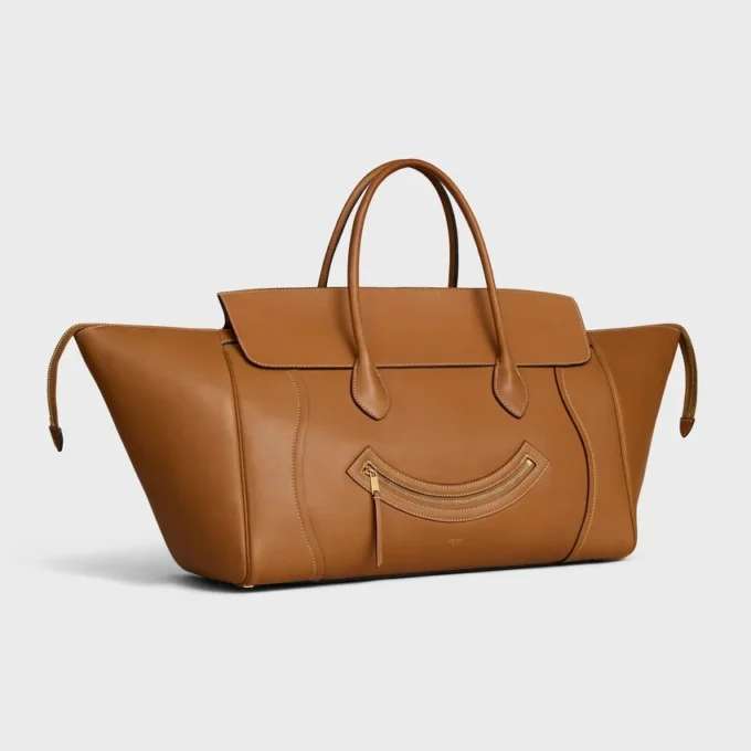 Doğal Esnek Dana Derisinden Big Smile Luggage Doğal Esnek Dana Derisinden Big Smile Luggage