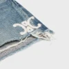 Elektrik Mavisi Yıkamalı Denim Kaykay Şortu Elektrik Mavisi Yıkamalı Denim Kaykay Şortu
