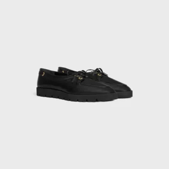 Esnek dana derisinden Deck Loafer