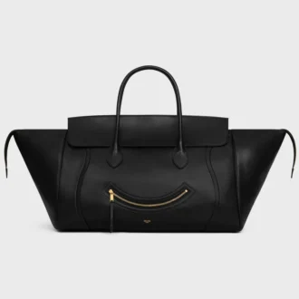 Esnek Parlak Kuzu Derisi Big Smile Luggage