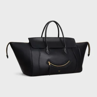 Esnek Parlak Kuzu Derisi Big Smile Luggage