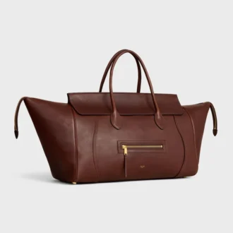 Esnek Parlak Kuzu Derisinden Büyük Luggage