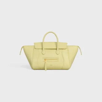 Esnek ve Parlak Kuzu Derisinden Küçük Luggage