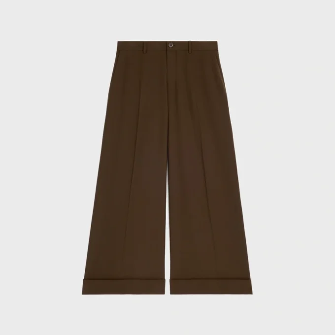 Esnek Yün Gabardin Docks Pantolon Esnek Yün Gabardin Docks Pantolon