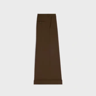 Esnek Yün Gabardin Docks Pantolon