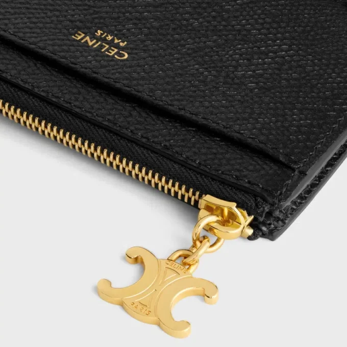 Fermuarlı Kartlık, Damarlı Dana Derisi Triomphe Charms Fermuarlı Kartlık, Damarlı Dana Derisi Triomphe Charms