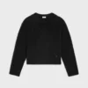 Fırçalanmış Mohair Crew Neck Kazak Fırçalanmış Mohair Crew Neck Kazak