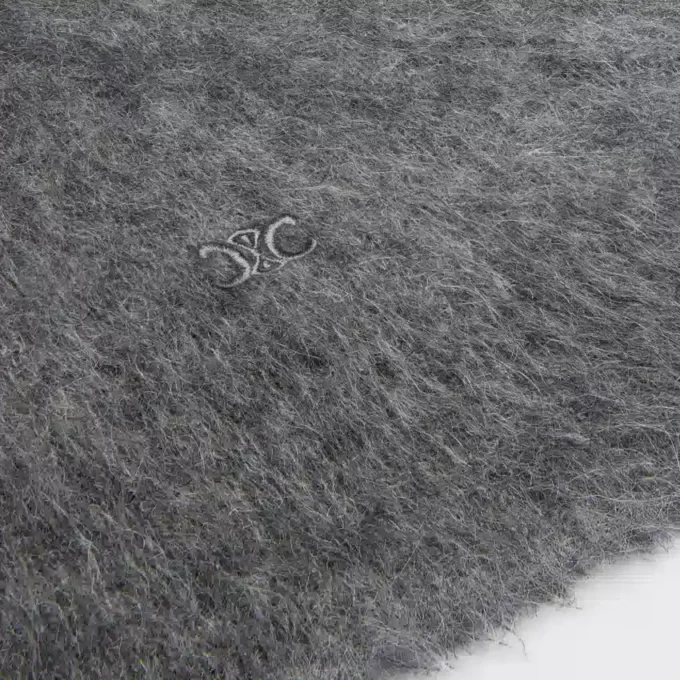 Fırçalanmış Mohair Crew Neck Kazak Fırçalanmış Mohair Crew Neck Kazak