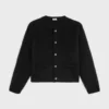 Fırçalanmış Mohair Hırka Fırçalanmış Mohair Hırka