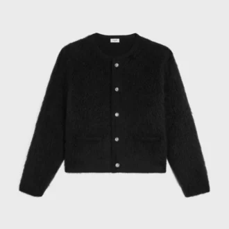 Fırçalanmış Mohair Hırka