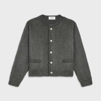 Fırçalanmış Mohair Hırka