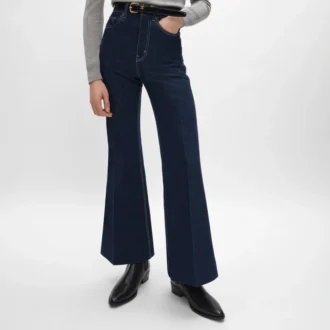 Hafif İndigo Denim 003 Flare Jeans