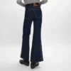 Hafif İndigo Denim 003 Flare Jeans Hafif İndigo Denim 003 Flare Jeans