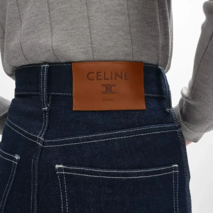 Hafif İndigo Denim 003 Flare Jeans Hafif İndigo Denim 003 Flare Jeans