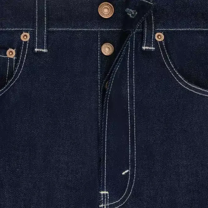 Hafif İndigo Denim Boyfriend Jeans 002 Hafif İndigo Denim Boyfriend Jeans 002