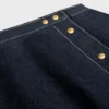 Hafif Pamuklu Denim Peplum Etek Hafif Pamuklu Denim Peplum Etek