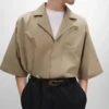 Hafif Pamuklu Gabardin Scout Gömlek Hafif Pamuklu Gabardin Scout Gömlek