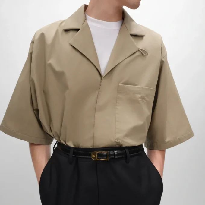 Hafif Pamuklu Gabardin Scout Gömlek Hafif Pamuklu Gabardin Scout Gömlek