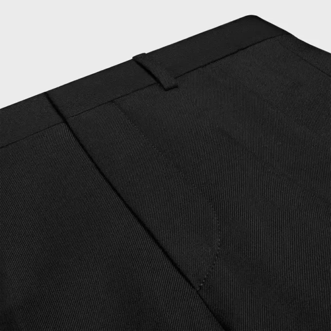 Hafif Yün Gabardin Plise Pantolon Hafif Yün Gabardin Plise Pantolon