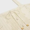 Çiçek Desenli Tığ İşi Pamuklu Crop Top Çiçek Desenli Tığ İşi Pamuklu Crop Top