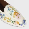 Çiçek İşlemeli Kadife Aura Loafer Çiçek İşlemeli Kadife Aura Loafer