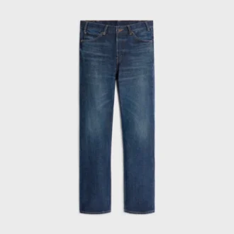 Indigo Dark Stone Wash Denim Kurt Jeans