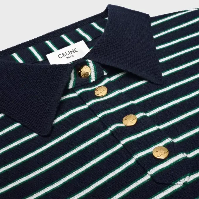 Çizgili Jersey Triomphe Polo Çizgili Jersey Triomphe Polo