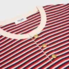 Çizgili Jersey Triomphe Tişört Çizgili Jersey Triomphe Tişört
