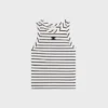 Çizgili İpek Jersey Triomphe Tank Top Çizgili İpek Jersey Triomphe Tank Top