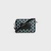 Çizgili Triomphe Canvas ve Dana Derisinden Küçük Messenger Çanta Çizgili Triomphe Canvas ve Dana Derisinden Küçük Messenger Çanta