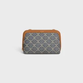 Jacquard Triomphe Desenli Zincirli Clutch