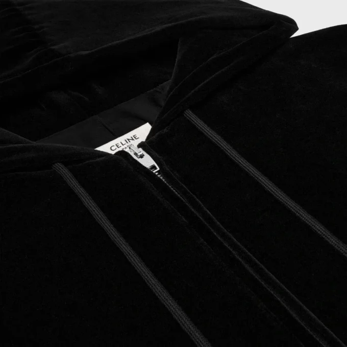 Kadife Jersey Loose Zip Up Hoodie Kadife Jersey Loose Zip Up Hoodie
