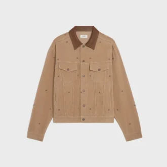 Kadife Oversized Trucker Ceket