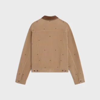 Kadife Oversized Trucker Ceket