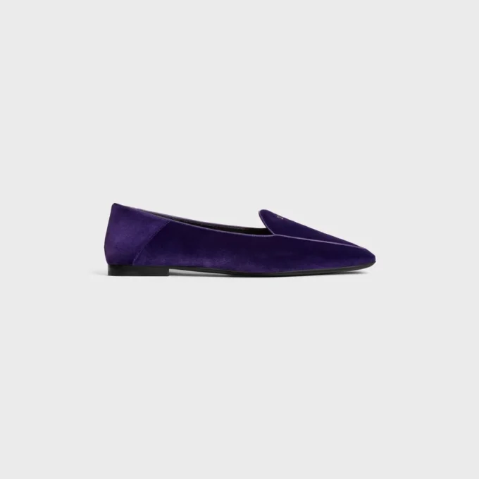 Kadife Triomphe Detaylı Aura Loafer Kadife Triomphe Detaylı Aura Loafer