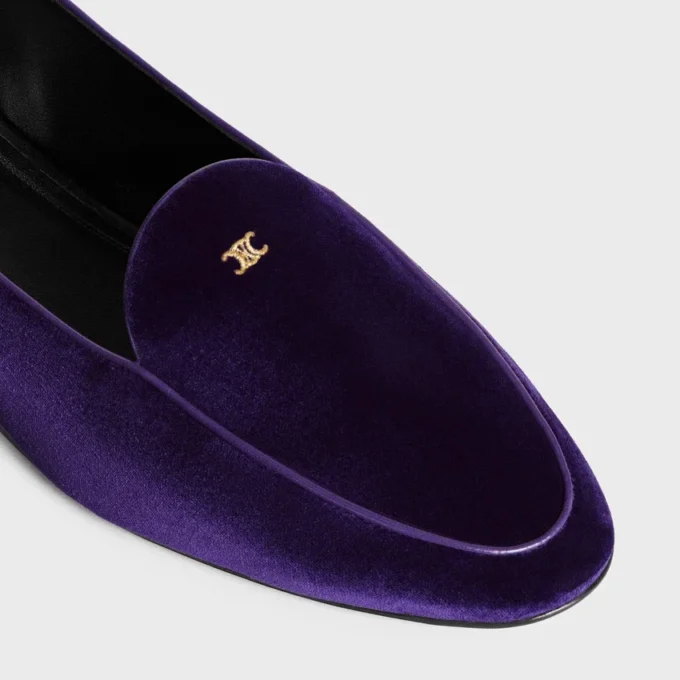 Kadife Triomphe Detaylı Aura Loafer Kadife Triomphe Detaylı Aura Loafer