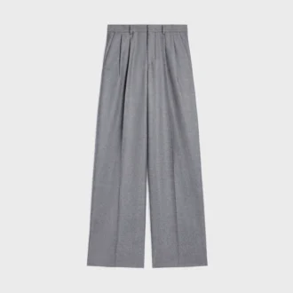 Kaşmir Flanel Pileli Pantolon