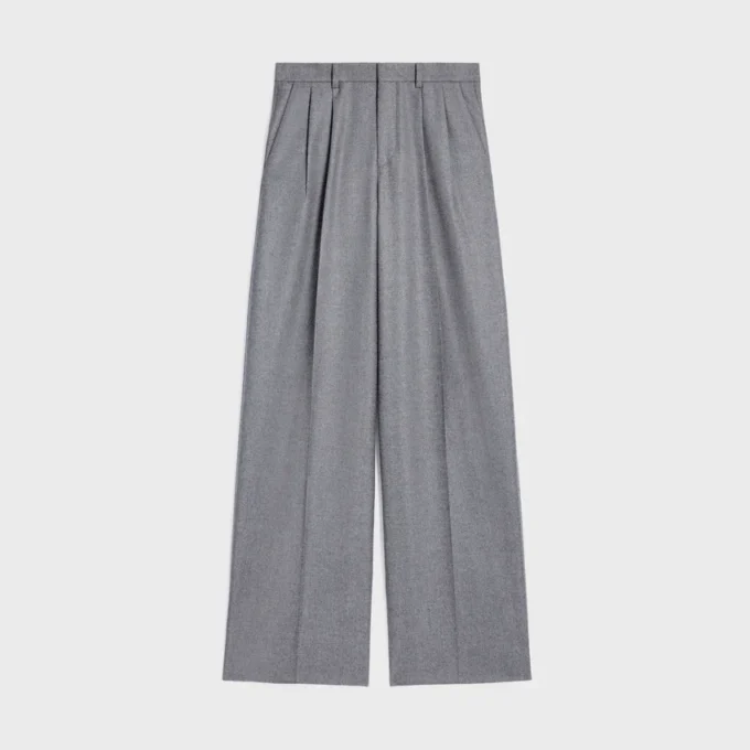 Kaşmir Flanel Pileli Pantolon Kaşmir Flanel Pileli Pantolon