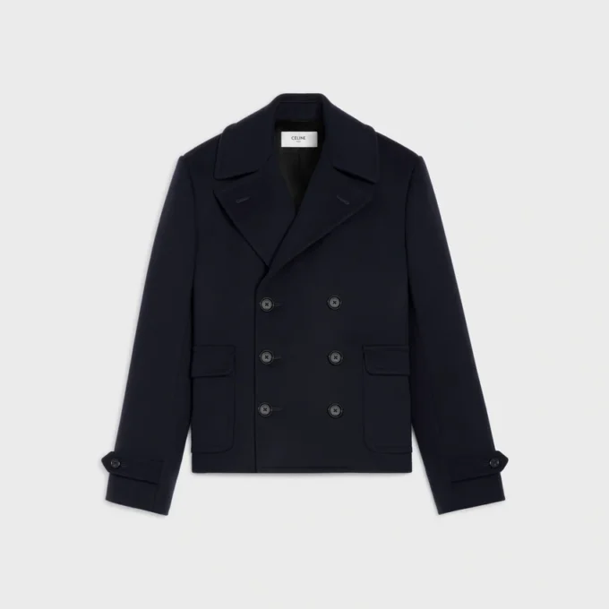 Kaşmir Kumaştan Peacoat Kaşmir Kumaştan Peacoat