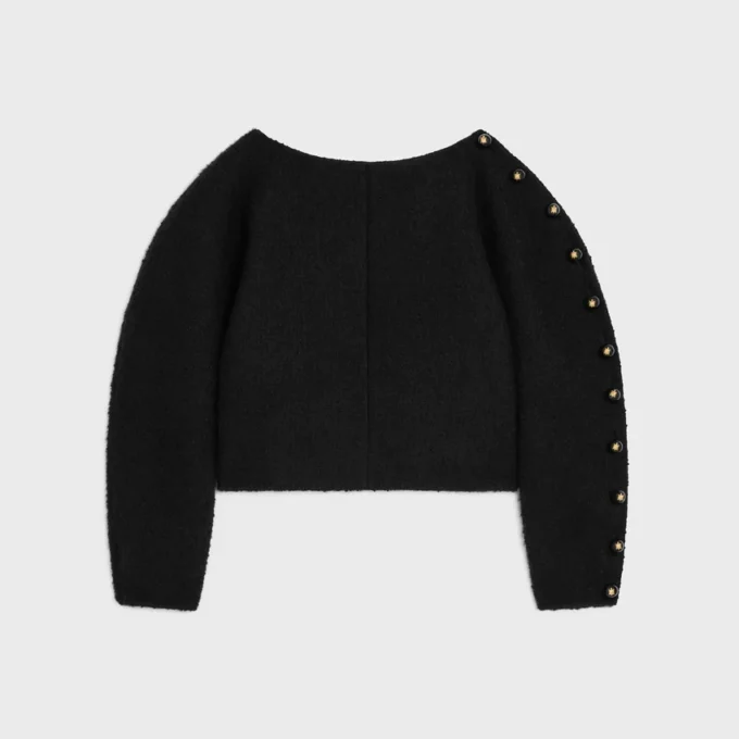 Kaşmir ve Yün Natta Boatneck Üst Kaşmir ve Yün Natta Boatneck Üst