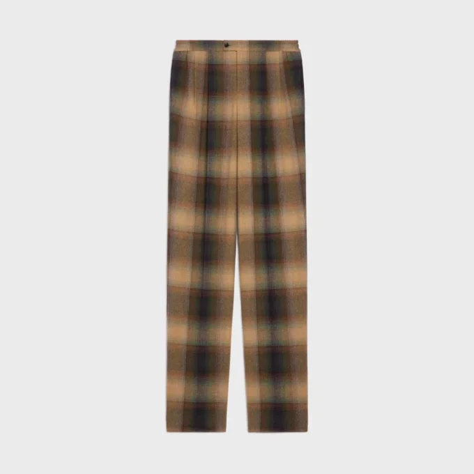 Kareli Yün Pijama Pantolonu Kareli Yün Pijama Pantolonu