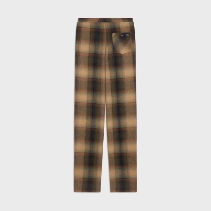 Kareli Yün Pijama Pantolonu Kareli Yün Pijama Pantolonu