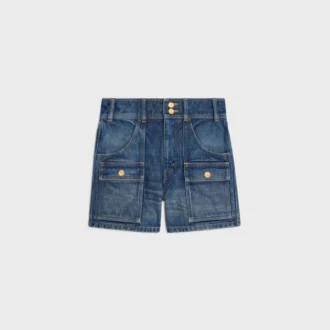 Koyu Union Wash Denim Kitty Şort
