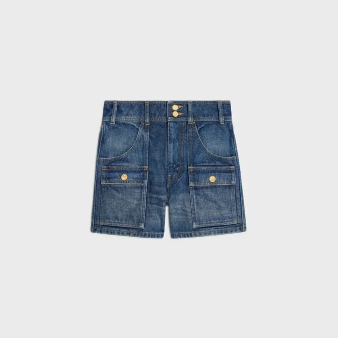 Koyu Union Wash Denim Kitty Şort Koyu Union Wash Denim Kitty Şort