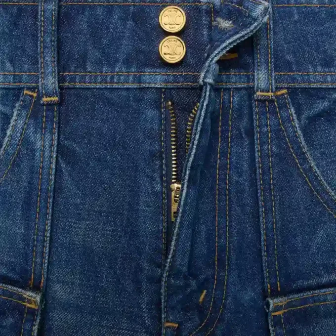 Koyu Union Wash Denim Kitty Şort Koyu Union Wash Denim Kitty Şort