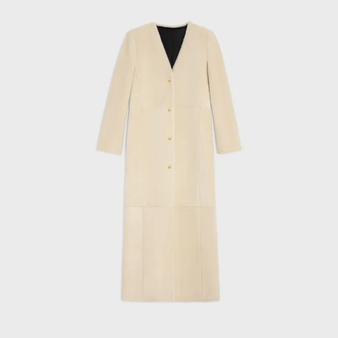 Kuzu Derisi Shearling Uzun Palto Kuzu Derisi Shearling Uzun Palto