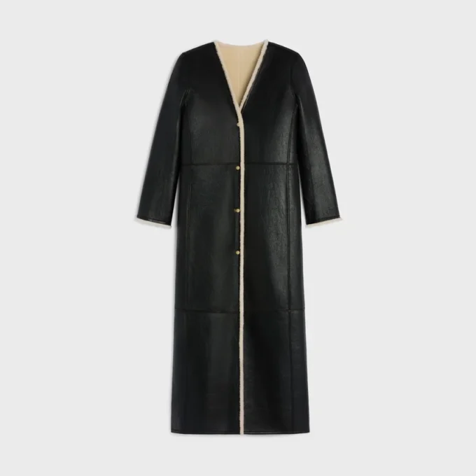 Kuzu Derisi Shearling Uzun Palto Kuzu Derisi Shearling Uzun Palto