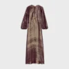 Lama İpekinden Kaftan Elbise Lama İpekinden Kaftan Elbise