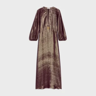 Lama İpekinden Kaftan Elbise Lama İpekinden Kaftan Elbise